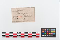 Etiketten zu Bronzearmreif (NHMW-PRAE-024357)